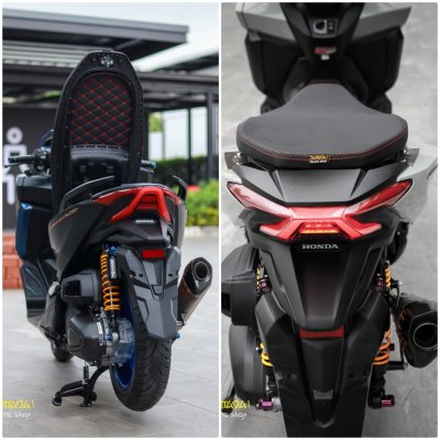 เบาะแท้ FORZA สองตอนบาง พิเศษ! ด้ายแดง