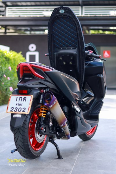 เบาะแท้ FORZA สองตอนบาง พิเศษ! ด้ายน้ำเงิน