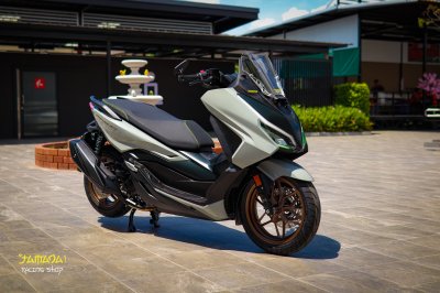 เบาะแท้ FORZA สองตอนบาง พิเศษ! ด้ายเขียว