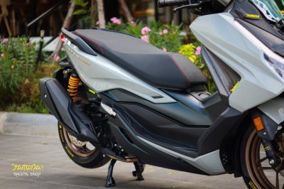 เบาะแท้ FORZA สองตอนบาง พิเศษ! ด้ายแดง