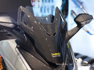 ปิดท้ายบน คาร์บอนผ้าลาย4 สำหรับ FORZA350 ทุกปี