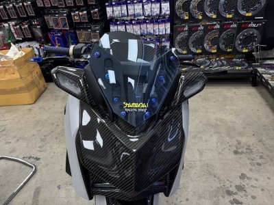 ชิวซิ่งTAMADA X-max สูง12” มม.หนา 4มม.