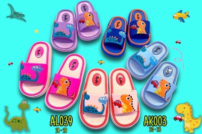 AL039 AK003 สวมไดโน (แพ็ค 6 คู่ คละสี คละไซส์)