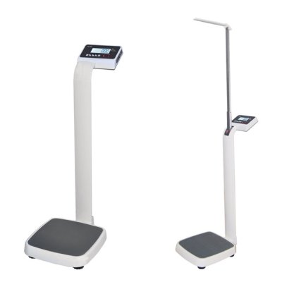 เครื่องชั่งน้ำหนักระบบดิจิตอลและวัดความสูง (สองจอ) เครื่องชั่งน้ำหนักระบบดิจิตอลและวัดความสูง (สองจอ)