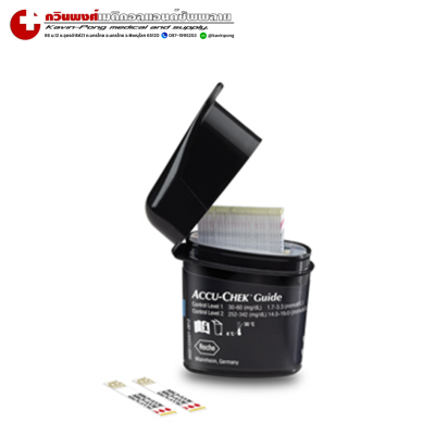 Accu-Chek guide แผ่นตรวจน้ำตาล(100 ชิ้น) EXP07/2570