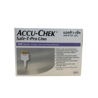 เข็มเจาะเลือดปลายนิ้ว ACCU-CHEK รุ่น Safe-T-Pro-Uno