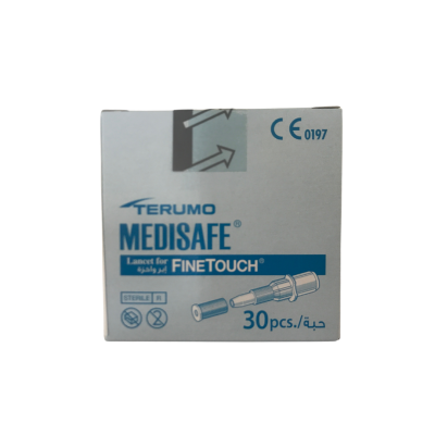 TERUMO MEDISAFE fine touch หัวเข็มเจาะเลือดปลายนิ้ว 30 ชิ้น