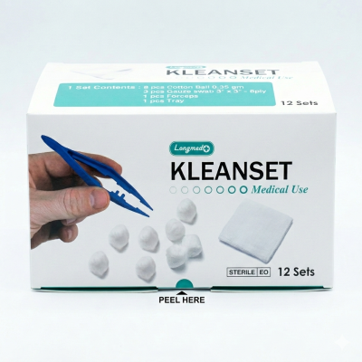 ชุดทำแผลปราศจากเชื้อ Kleanset (ยกแพ็ค 12 ชุด/แพ็ค)