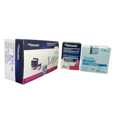 TERUMO MEDISAFE EX ชุดตรวจน้ำตาลพร้อมเข็ม EXP 4/2027