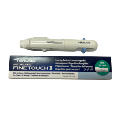 ปากกาเจาะเลือดปลายนิ้ว TERUMO MEDISAFE fine touch II
