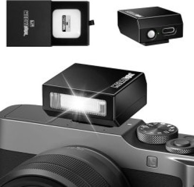 MEDALight Upgrade Aluminum F1s Mini Camera Flash for Ricoh GR3/GR3X