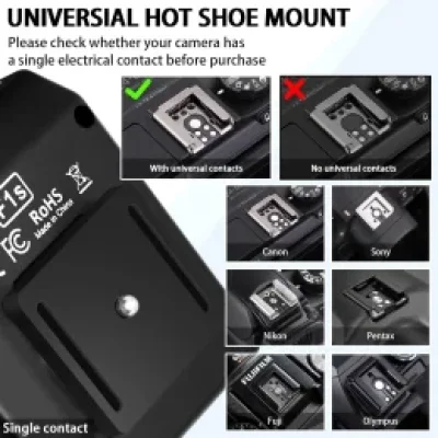 MEDALight Upgrade Aluminum F1s Mini Camera Flash for Ricoh GR3/GR3X