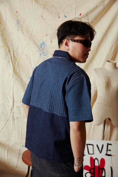 Patchwork Denim Shirt Patchwork Denim Shirt