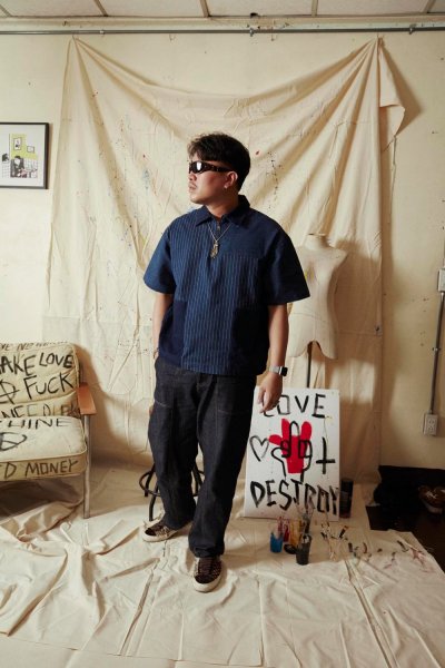 Patchwork Denim Shirt Patchwork Denim Shirt