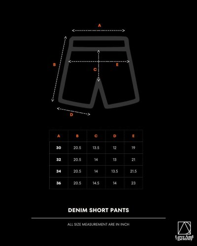 Love And Destroy Denim Shorts Pants