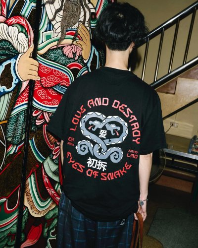 Love and Destroy Eye of snake training t-shirt