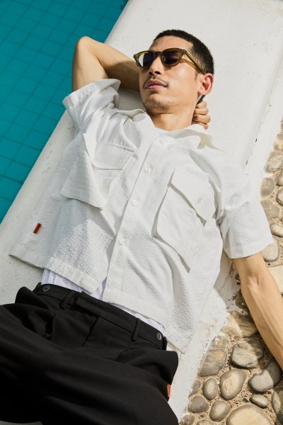 Love and Destroy Boxy short sleeves shirt
