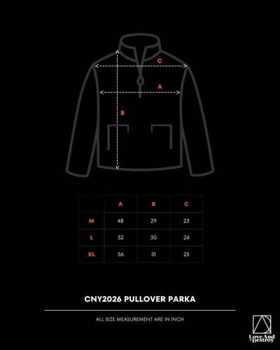 Love and Destroy CNY2026 long sleeves parka