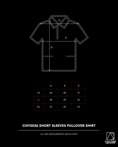 Love and Destroy CNY2026 pullover short sleeves shirt