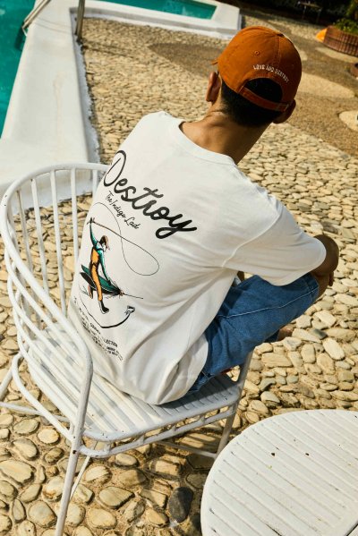 Love and Destroy Fishing boy T-shirt