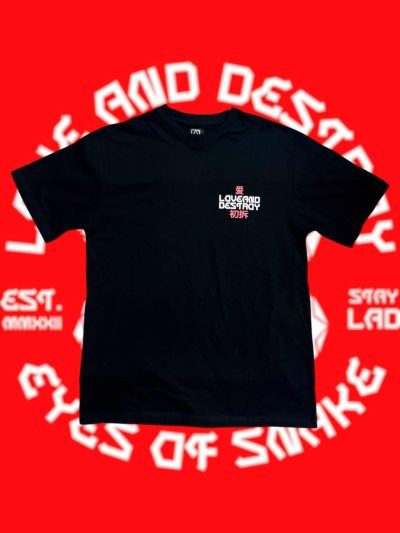 Love and Destroy Eye of snake training t-shirt