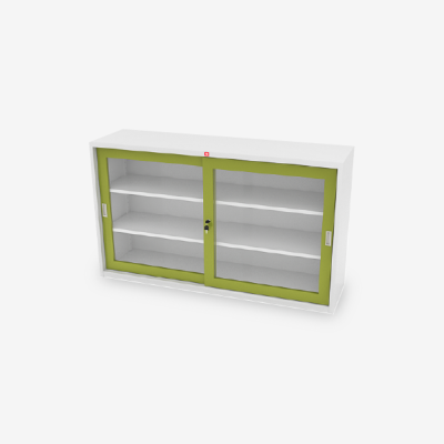 ตู้บานเลื่อนกระจก ยี่ห้อ Luckyworld รุ่น KSG-150