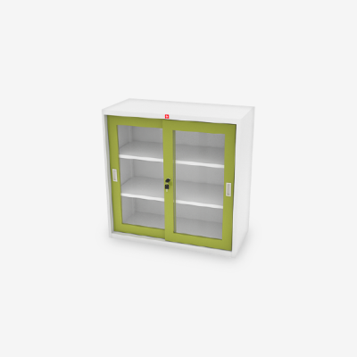 ตู้บานเลื่อนกระจก ยี่ห้อ Luckyworld รุ่น KSG-90