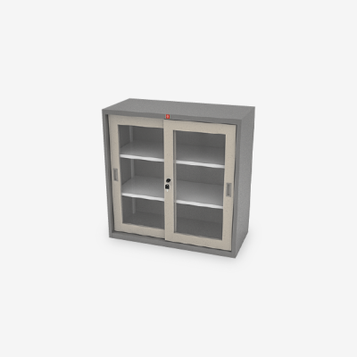 ตู้บานเลื่อนกระจก ยี่ห้อ Luckyworld รุ่น KSG-90