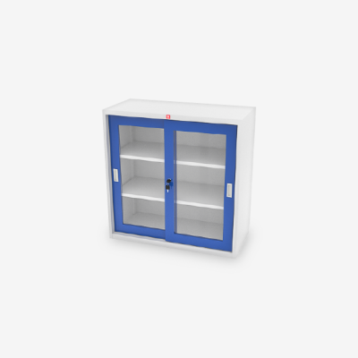 ตู้บานเลื่อนกระจก ยี่ห้อ Luckyworld รุ่น KSG-90