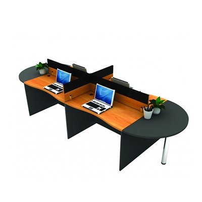 ชุด Work Station 4 ที่นั่ง ยี่ห้อ MO-TECH รุ่น MT-WBC014 / MT-WBC024