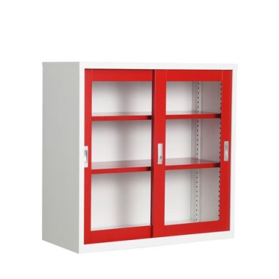 ตู้บานเลื่อนกระจก 3 ฟุต ยี่ห้อ Smartform รุ่น SD-023T