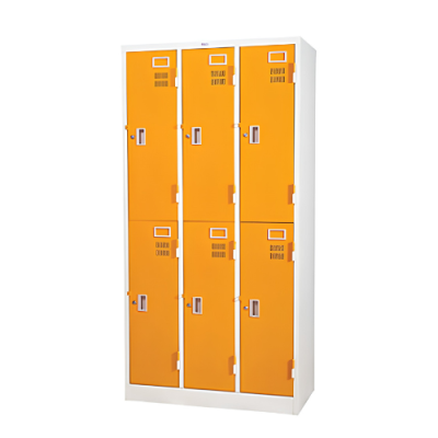 ตู้ล็อกเกอร์ 6 ประตู กุญแจอิสระ ยี่ห้อ WELCO รุ่น WLK006