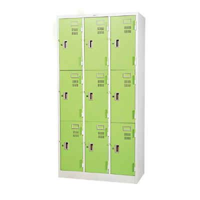 ตู้ล็อกเกอร์ 9 ประตู กุญแจอิสระ ยี่ห้อ WELCO รุ่น WLK009
