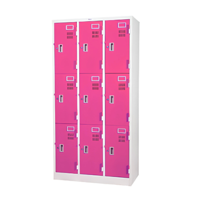 ตู้ล็อกเกอร์ 9 ประตู กุญแจอิสระ ยี่ห้อ WELCO รุ่น WLK009