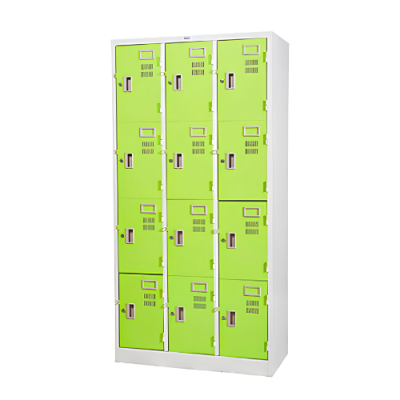 ตู้ล็อกเกอร์ 12 ประตู กุญแจอิสระ ยี่ห้อ WELCO รุ่น WLK012