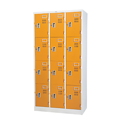 ตู้ล็อกเกอร์ 12 ประตู กุญแจอิสระ ยี่ห้อ WELCO รุ่น WLK012