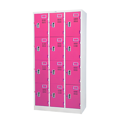 ตู้ล็อกเกอร์ 12 ประตู กุญแจอิสระ ยี่ห้อ WELCO รุ่น WLK012