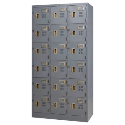 ตู้ล็อกเกอร์ 18 ประตู กุญแจอิสระ มอก.1284-2560 ยี่ห้อ WELCO รุ่น WLK018