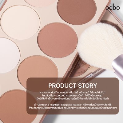 โอดีบีโอ คอนทัวร์ แอนด์ ไฮไลต์ สกัลป์ติง พาเลต