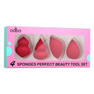 โอดีบีโอ โฟร์ สปันเจส เพอร์เฟค บิวตี้ ทูล เซ็ท โอดีบีโอ โฟร์ สปันเจส เพอร์เฟค บิวตี้ ทูล เซ็ท