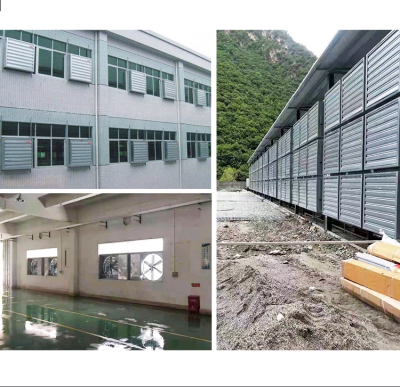 พัดลมระบายอากาศ MINXIN รุ่นบานเกล็ด