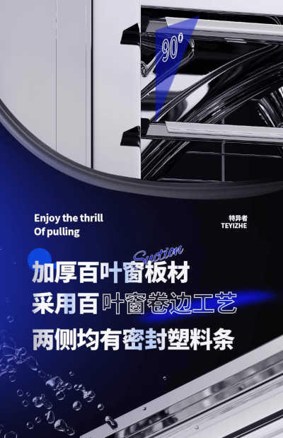 พัดลมระบายอากาศ TEYIZHE รุ่นบานเกล็ด