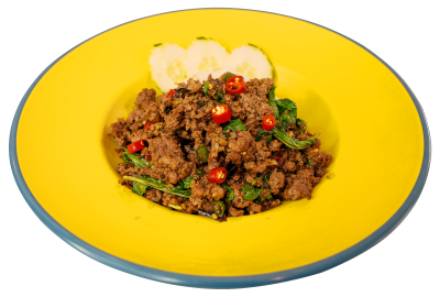 กะเพราหมูสับ