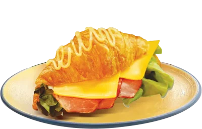 Ham & Cheese Croissant Sandwich