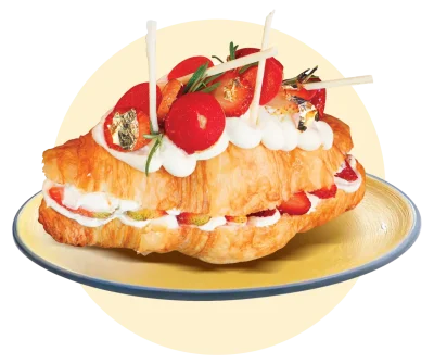 Mega Strawberry Croissant