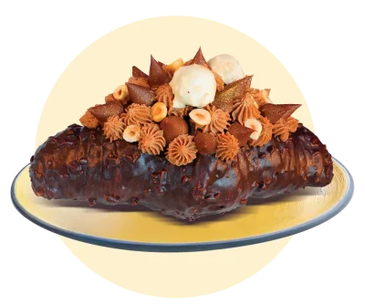 Mega Chocolate Hazelnut Croissant