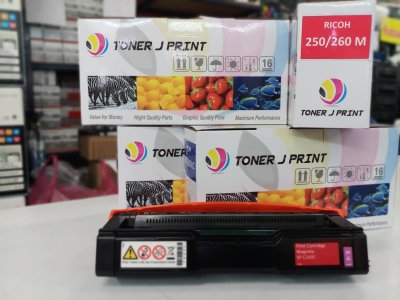 Toner Ricoh SPC 250s Magenta สีแดง