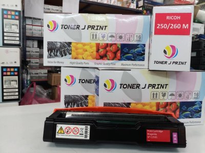 Toner Ricoh SPC 250s Magenta สีแดง