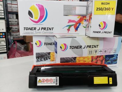 Toner Ricoh SPC 250s Yellow สีเหลือง