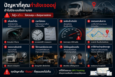 ระบบ GPS ติดตามพร้อมระบบตรวจวัดมลพิษต่างๆ